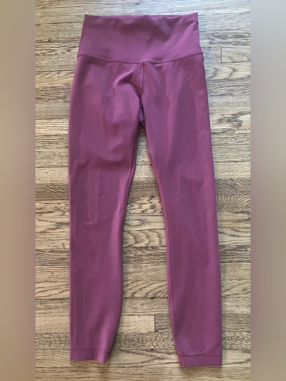 Lululemon Mauve Leggings Drawstring Waist 4